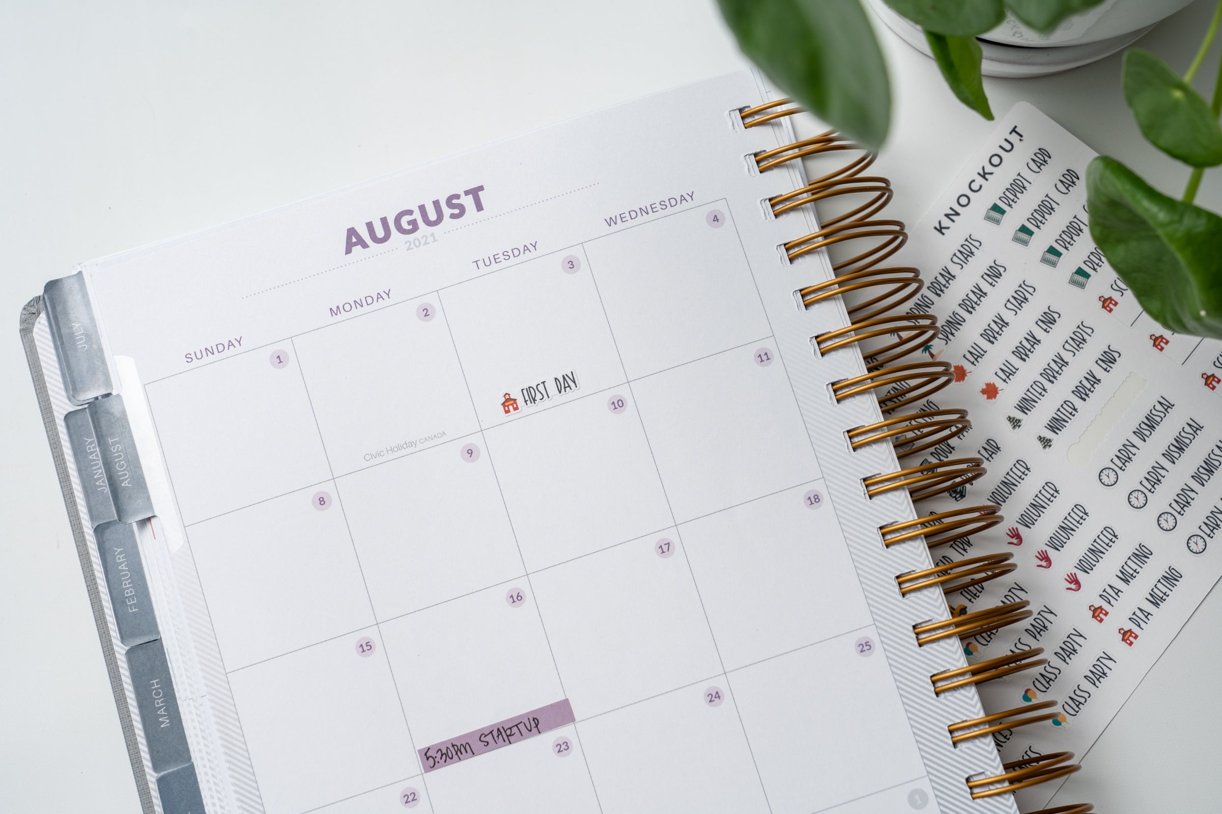 Prepping Your Planner For Back to School