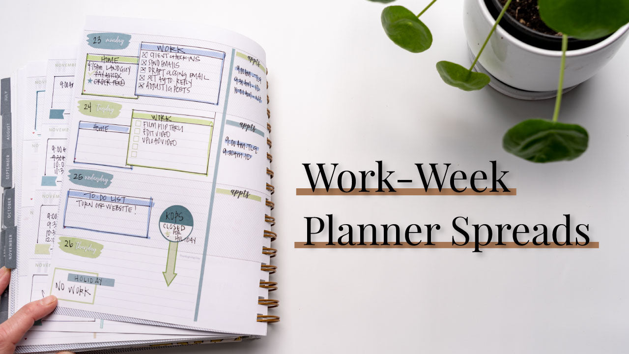 Work Week Planning | November 2020 Flip Thru