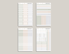 2 Tone Classic Functional Sampler Kit for inkWELL Press Planners IWPL2
