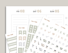 2 Tone Classic Functional Sampler Kit for inkWELL Press Planners IWPL2