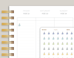 Boxing Glove Sports & Fitness Planner Stickers FQ70