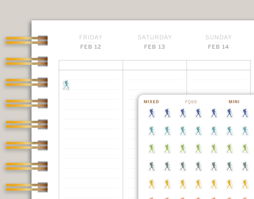 Hiking Planner Stickers FQ69