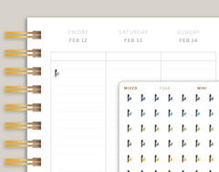 Rock Climbing Planner Stickers FQ68