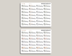 Do Laundry Planner Stickers for inkWELL Press Planners IWPS34