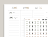 Dumbbell Icon Planner Stickers for inkWELL Press IWPS7