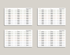 FLEX Highlight Header Stickers for inkWELL Press Planners IWPL27