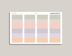 Monthly Label Planner Stickers for inkWELL Press Planners IWPL17