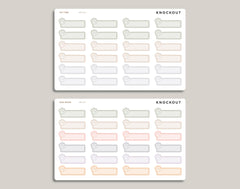 Pet Care Paw Planner Stickers for inkWELL Press Planners IWPL29