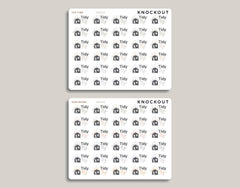 Tidy Up Planner Stickers for inkWELL Press Planners IWPS33
