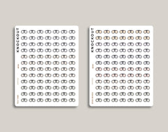 Change Contacts/Order Contacts Icon Stickers for inkWELL Press Planners IWPS52