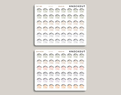 Home Icon Stickers for inkWELL Press Planners IWPS28
