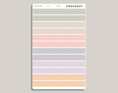 Quarter Box Stickers for inkWELL Press Planners IWPL12