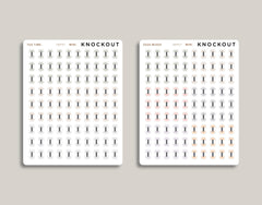 Dumbbell Icon Planner Stickers for inkWELL Press IWPS7