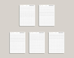 Time Strip Planner Stickers for inkWELL Press Planners IWPL4