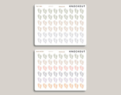 Baby Feet Icon Planner Stickers for inkWELL Press Planners IWPS44
