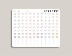 Bullet Journal Icon Sampler Planner Stickers for inkWELL Press IWPS11