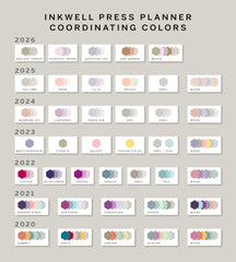 3 Hexagon Checklist Planner Stickers for inkWELL Press Planners IWPS13