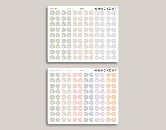 Checkmark Bullet Journal Circle Planner Stickers for inkWELL Press IWPS24