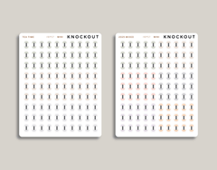 Dumbbell Icon Planner Stickers for inkWELL Press IWPS7