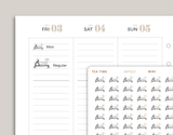 Indoor Rowing Icon Planner Stickers for inkWELL Press Planners IWPS22