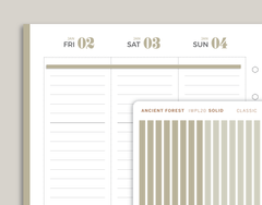 Solid CLASSIC Divider Washi Strip Stickers for inkWELL Press Planners IWPL20