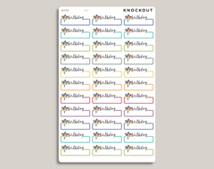 Birthday Label Planner Stickers for MakseLife Planner R87