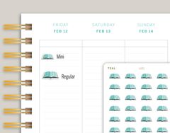 Book Icon Planner Stickers for MakseLife Planner cover