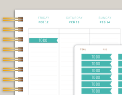 Flag Header Stickers for MakseLife Planner MH60