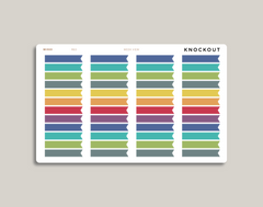 Flag Header Stickers for MakseLife Planner MH60