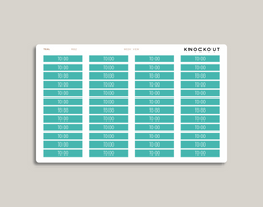 Header Stickers for Vertical MakseLife Planners R82