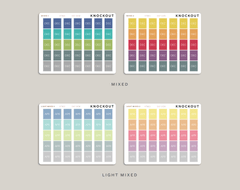 DAY View Month Name Covers for Hobonichi Cousin HTM21