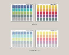 DAY View Month Number Covers for Hobonichi Cousin HTM22