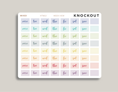 2 Tone Day of the Week Covers for 2022 Hobonichi Cousin HTM13