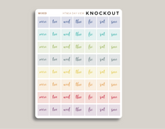 2 Tone Daily View Day of the Week Covers for 2022 Hobonichi Cousin HTM14