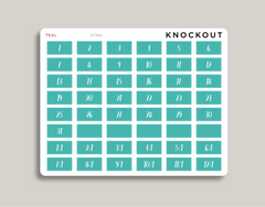 Date Covers for 2022 Hobonichi Cousin HTM4