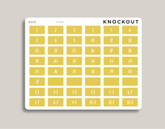 Date Covers for 2022 Hobonichi Cousin HTM4