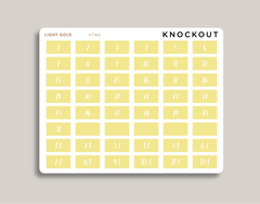 Date Covers for 2022 Hobonichi Cousin HTM4