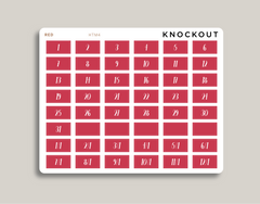 Date Covers for 2022 Hobonichi Cousin HTM4