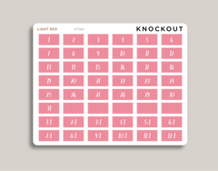 Date Covers for 2022 Hobonichi Cousin HTM4
