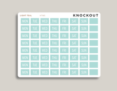 Day of the Week Covers for 2022 Hobonichi Cousin HTM5