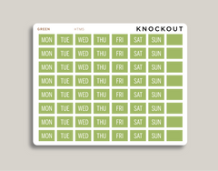 Day of the Week Covers for 2022 Hobonichi Cousin HTM5