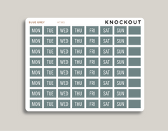 Day of the Week Covers for 2022 Hobonichi Cousin HTM5