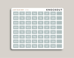 Day of the Week Covers for 2022 Hobonichi Cousin HTM5