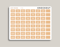 Day of the Week Covers for 2022 Hobonichi Cousin HTM5