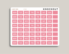 Day of the Week Covers for 2022 Hobonichi Cousin HTM5