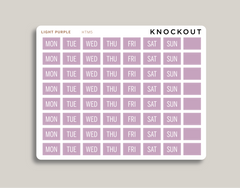 Day of the Week Covers for 2022 Hobonichi Cousin HTM5