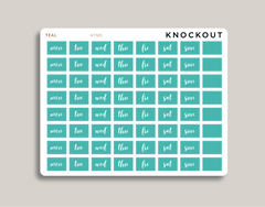 Day of the Week Covers for 2022 Hobonichi Cousin HTM5