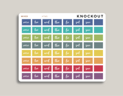 Day of the Week Covers for 2022 Hobonichi Cousin HTM5