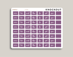 Day of the Week Covers for 2022 Hobonichi Cousin HTM5