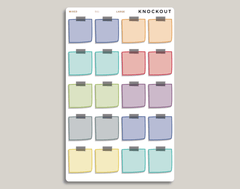Sticky Note / Post It Note Planner Stickers for MakseLife Planner large mixed